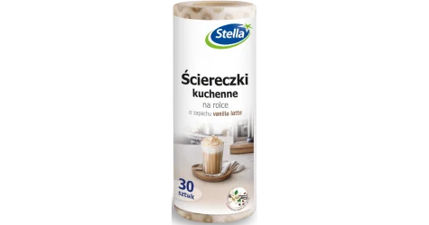 Ściereczki kuchenne na rolce zapach VANILLA LATTE 30szt